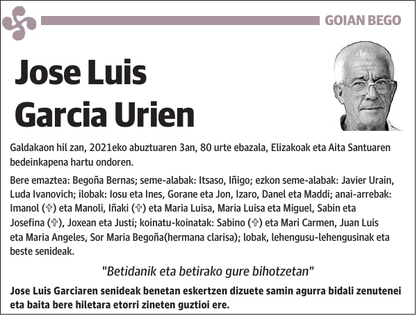 Jose Luis Garcia Urien