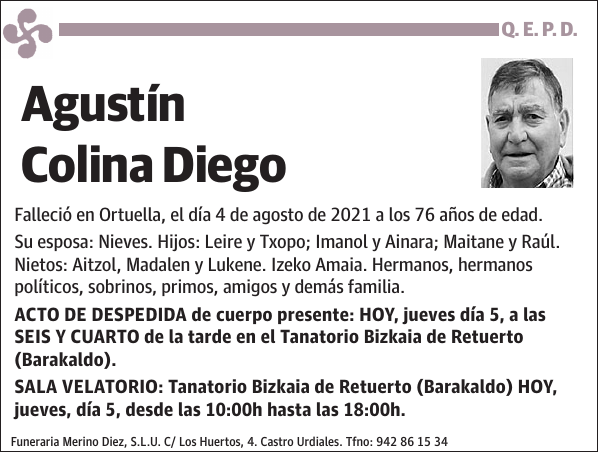 Agustín Colina Diego