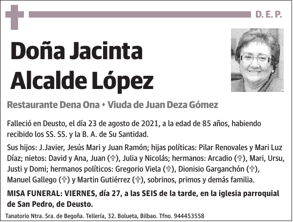 Jacinta Alcalde López