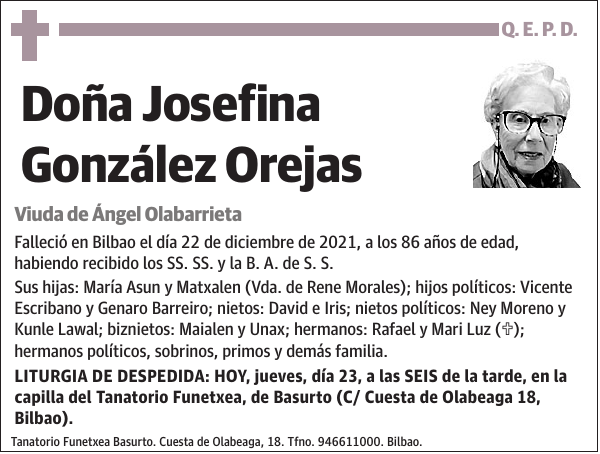 Josefina González Orejas