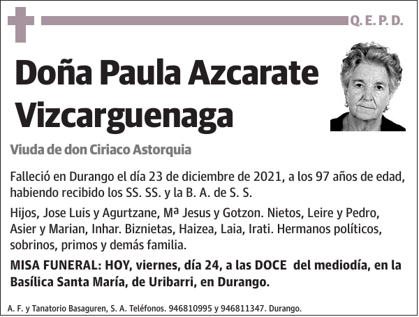 Paula Azcarate Vizcarguenaga