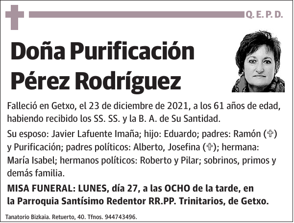 Purificacion Perez Rodriguez