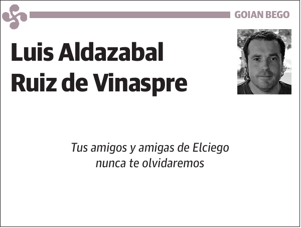 Luis Aldazabal Ruiz De Vinaspre