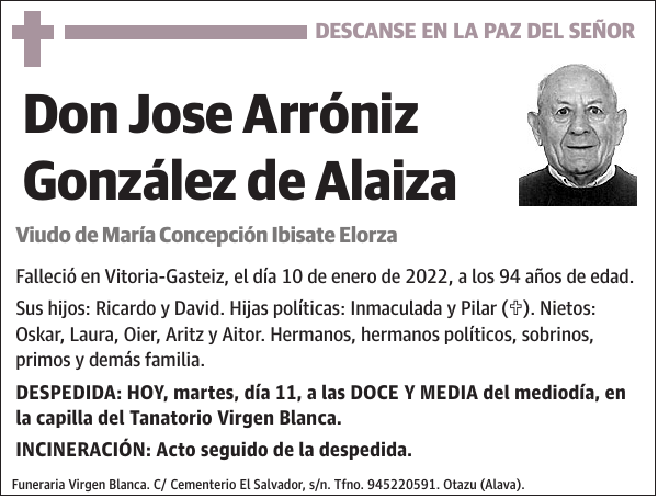 Jose Arróniz González De Alaiza