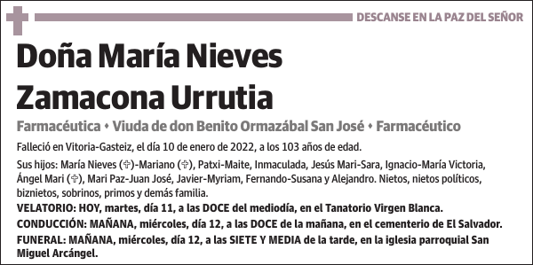 María Nieves Zamacona Urrutia
