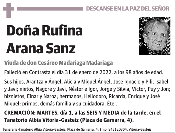 Rufina Arana Sanz