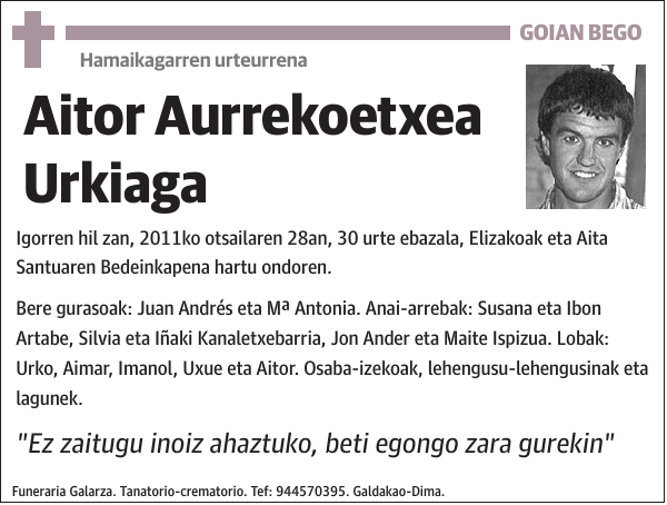Aitor Aurrekoetxea Urkiaga