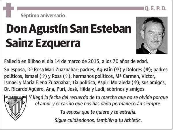 Agustín San Esteban Sainz-Ezquerra