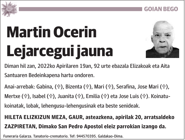 Martin Ocerin Lejarcegui