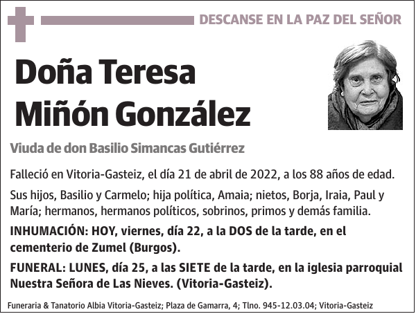 Teresa Miñón González