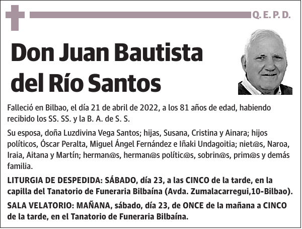 Juan Bautista Del Río Santos