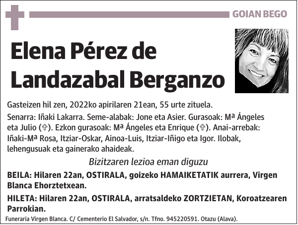 Elena Pérez De Landazabal Berganzo