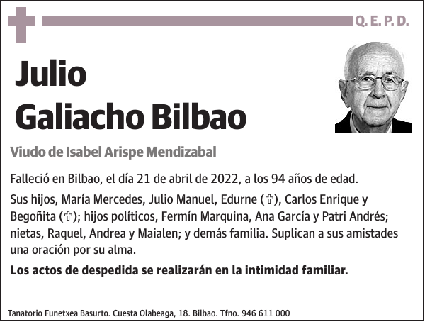 Julio Galiacho Bilbao