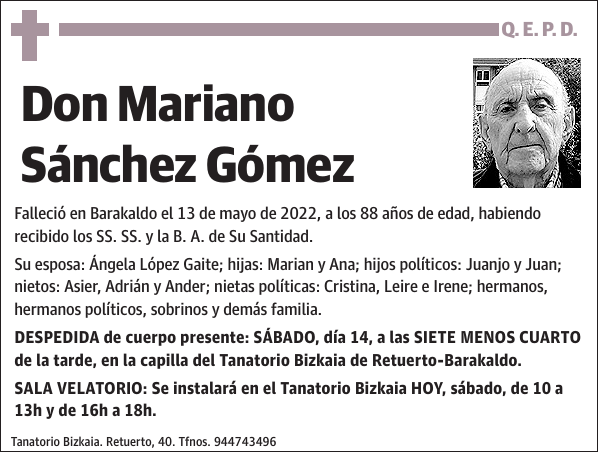 Mariano Sanchez Gomez