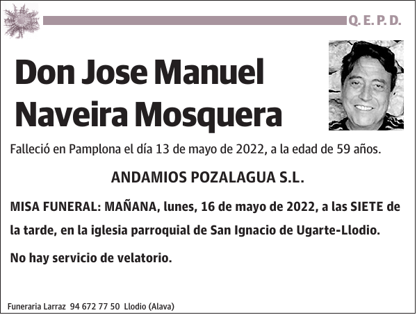 Jose Manuel Naveira Mosquera
