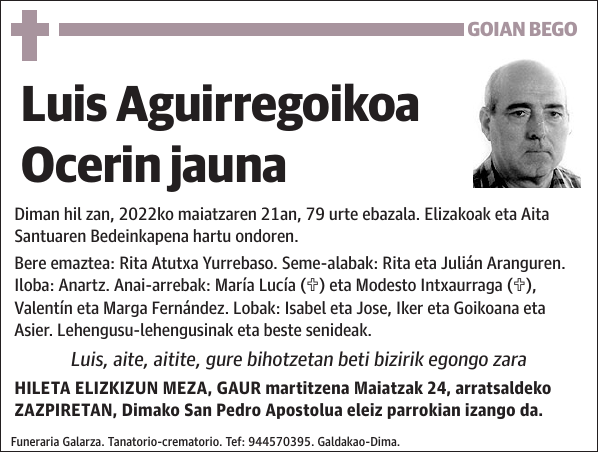 Luis Aguirregoikoa Ocerin