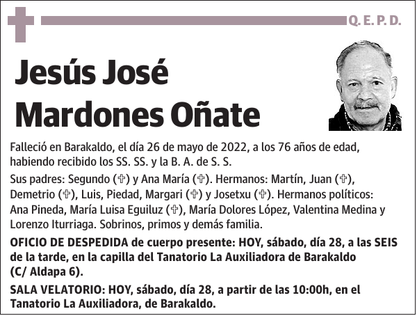 Jesús José Mardones Oñate