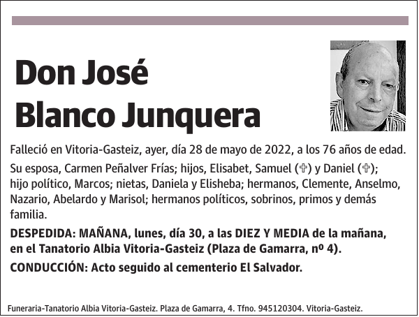 José Blanco Junquera