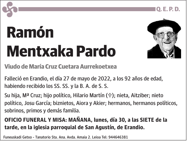 Ramón Mentxaka Pardo