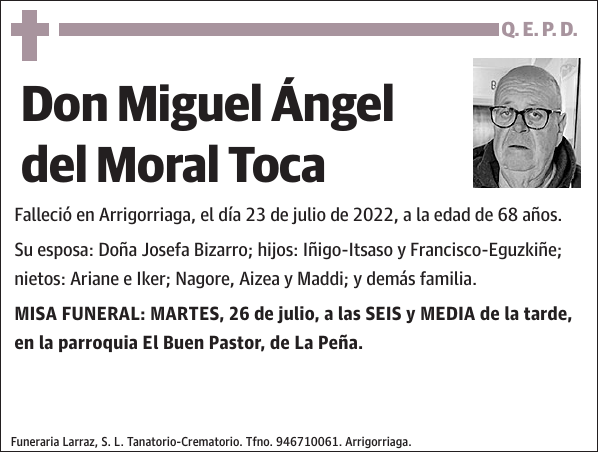 Miguel Angel Del Moral Toca