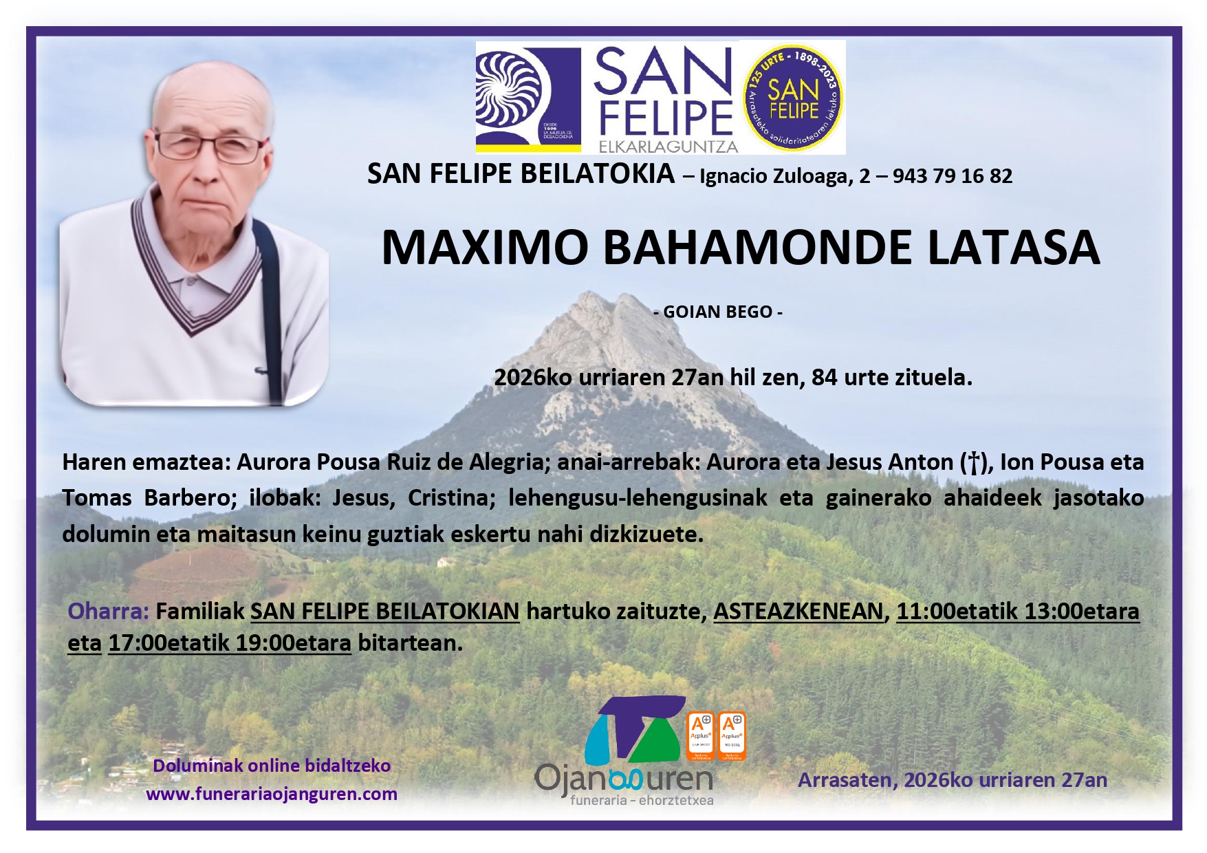 Maximo Bahamonde Latasa