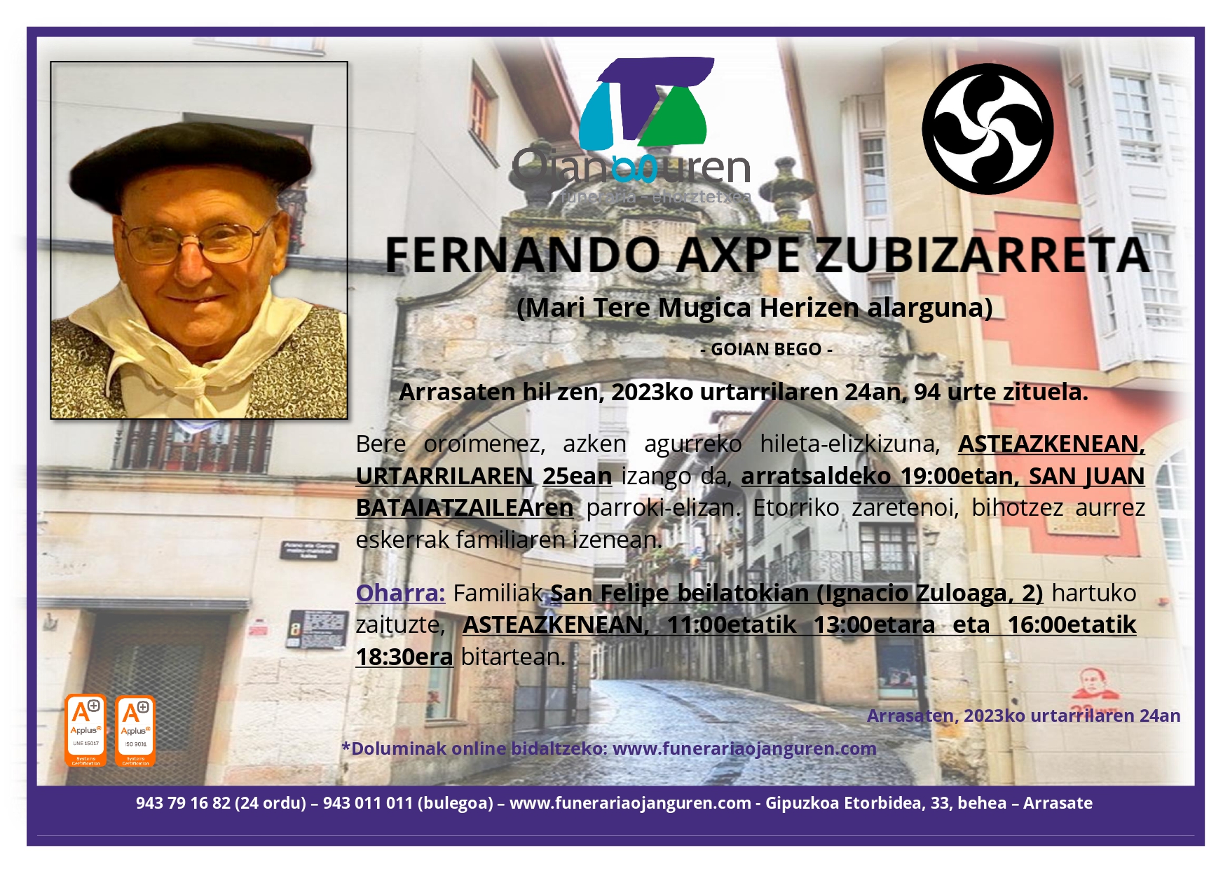 Fernando Axpe Zubizarreta