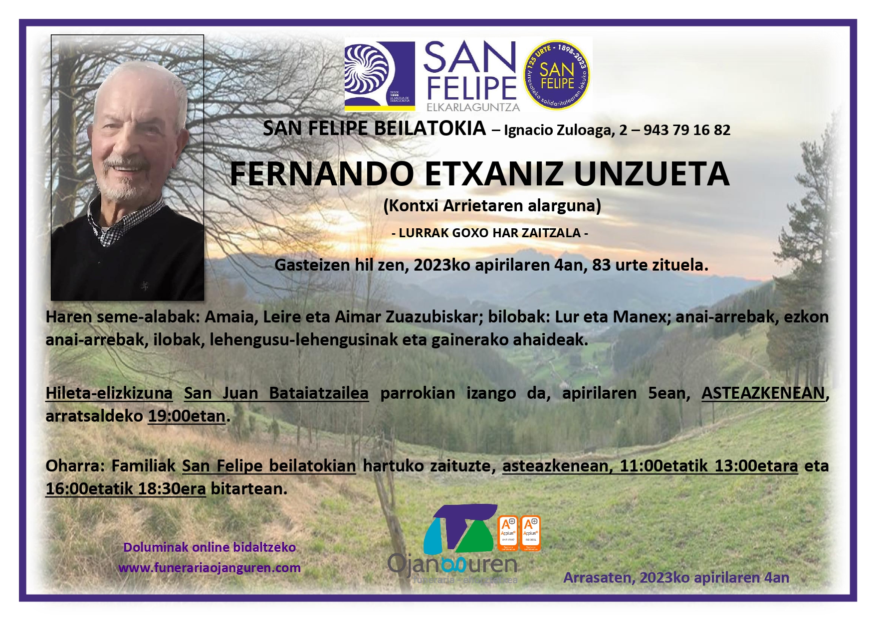 Fernando Etxaniz Unzueta