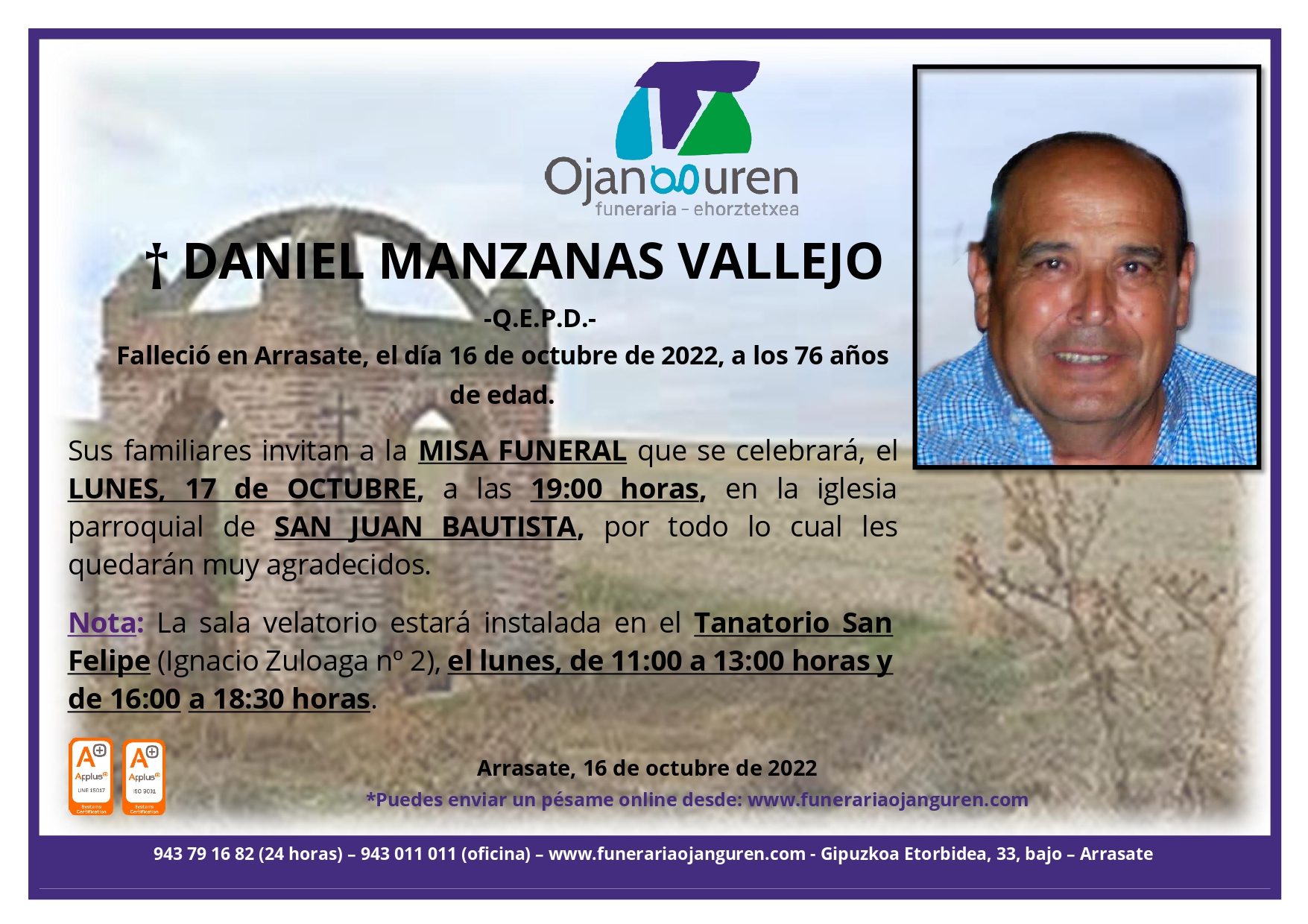 Daniel Manzanas Vallejo