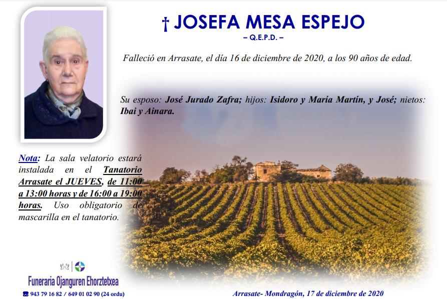 Josefa Mesa Espejo