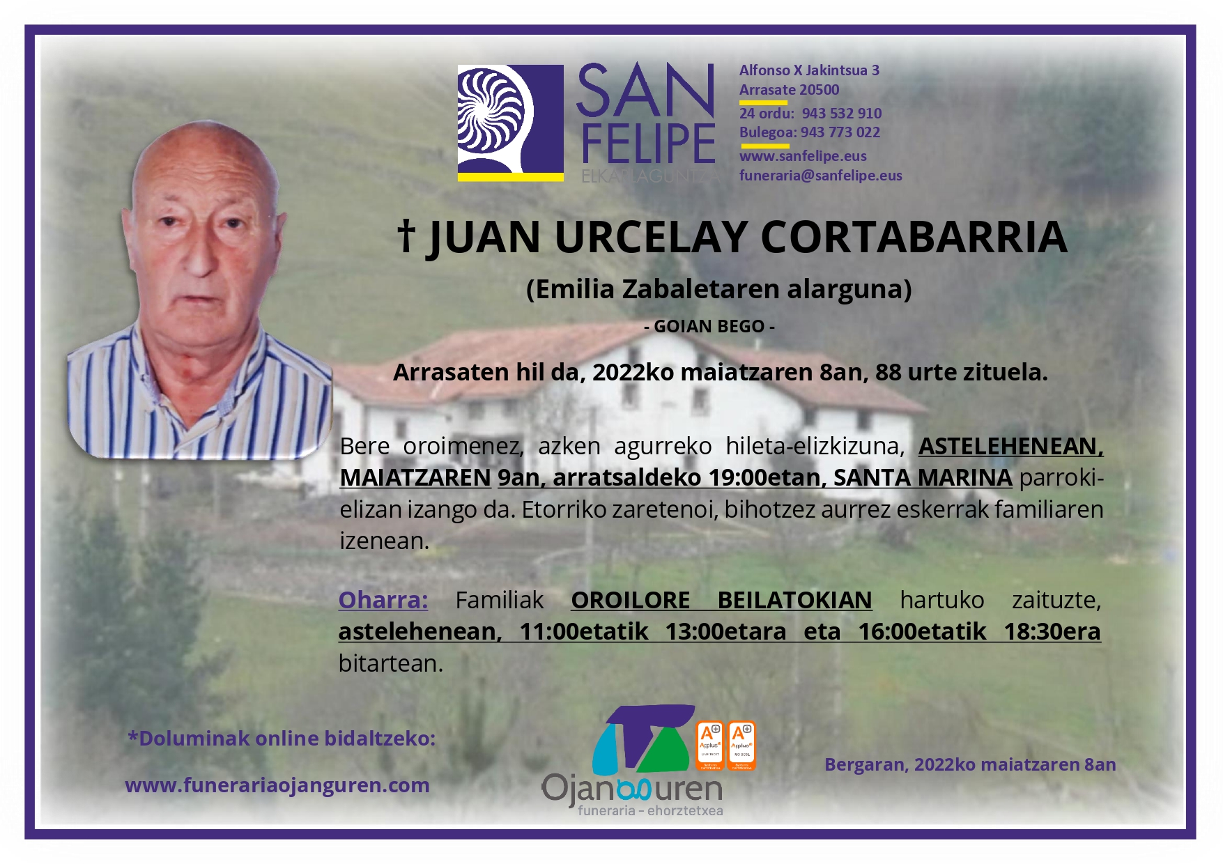 Juan Urcelay Cortabarria