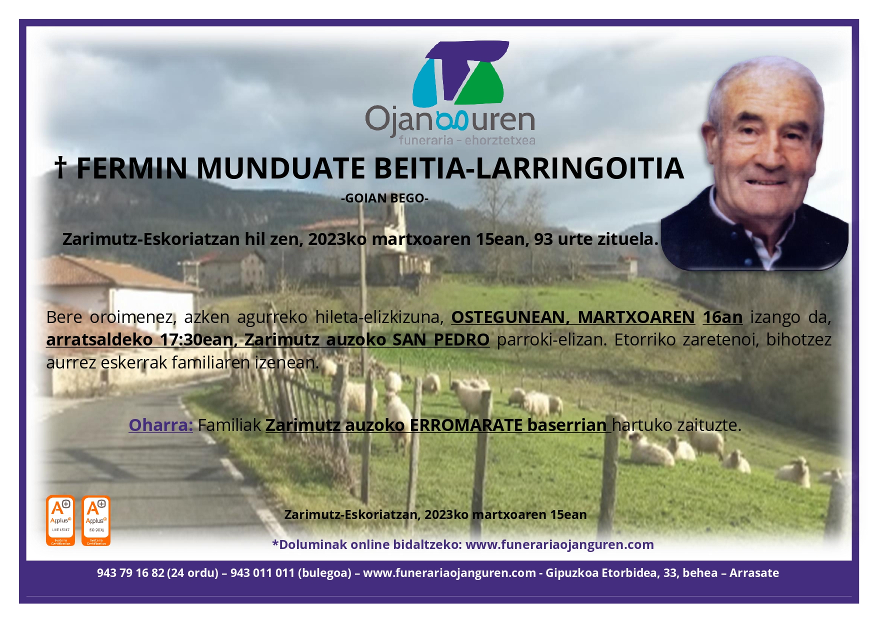Fermin Munduate Beitia-Larringoitia