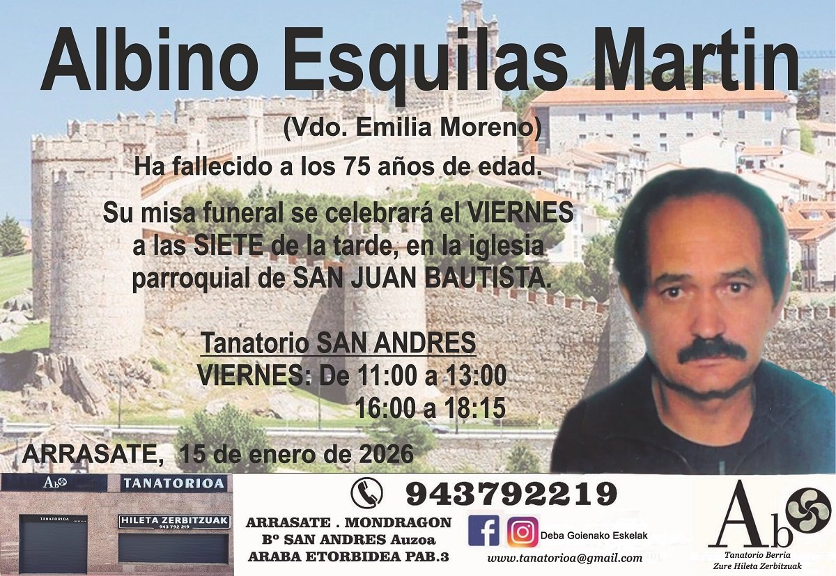 Albino Esquilas Martin