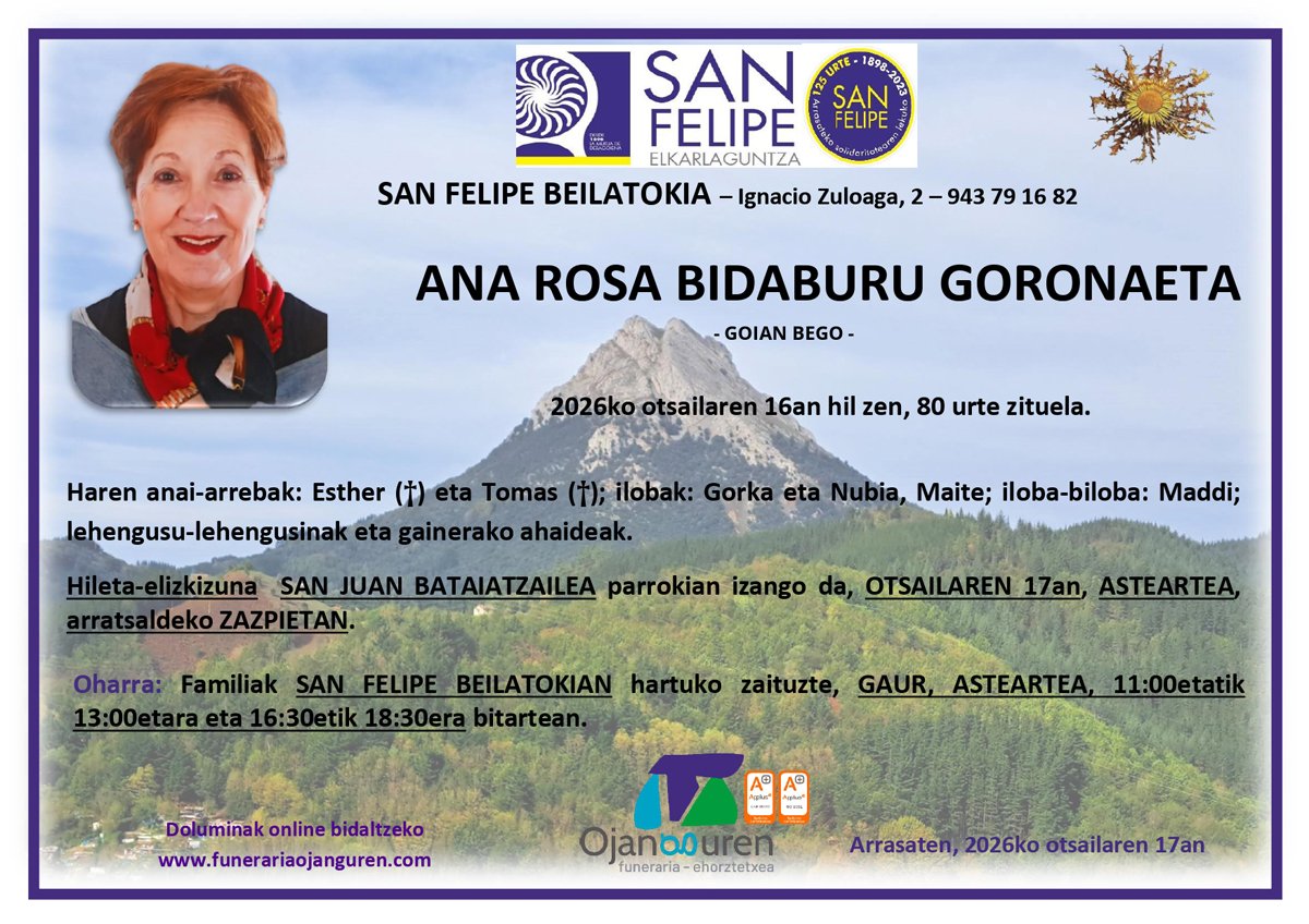 Ana Rosa Bidaburu Goronaeta