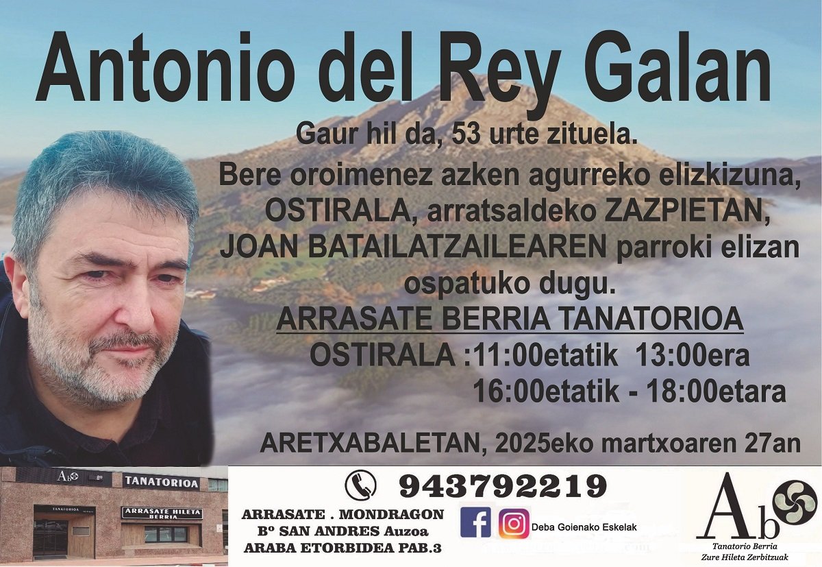 Antonio Del Rey Galan