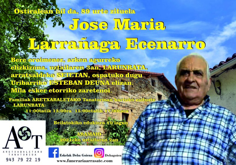 Jose Maria Larrañaga Ecenarro