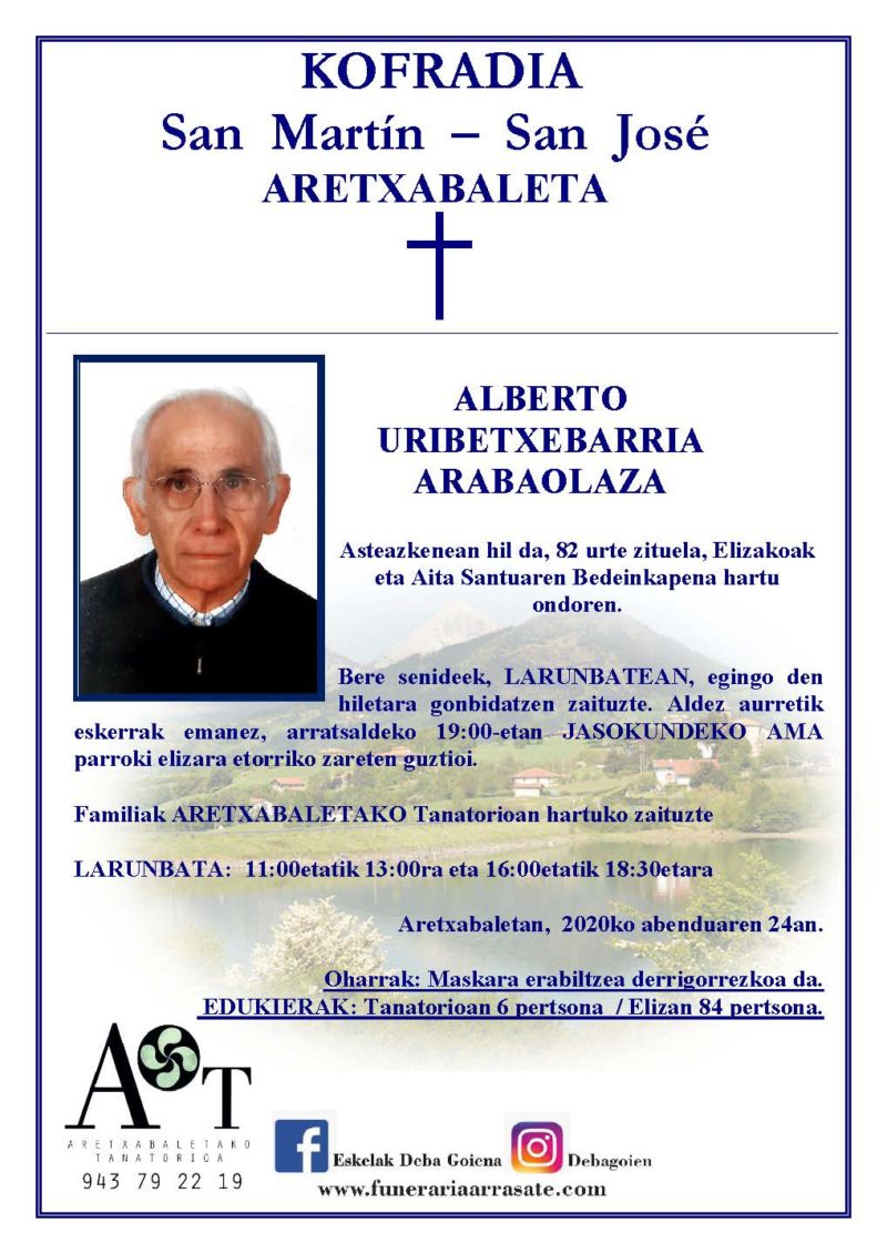 Alberto Uribetxebarria Arabaolaza