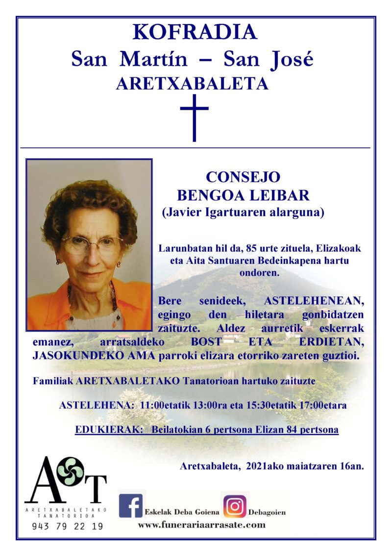 Consejo Bengoa Leibar