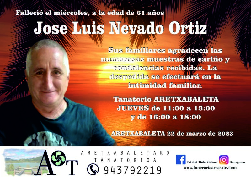 Jose Luis Nevado Ortiz