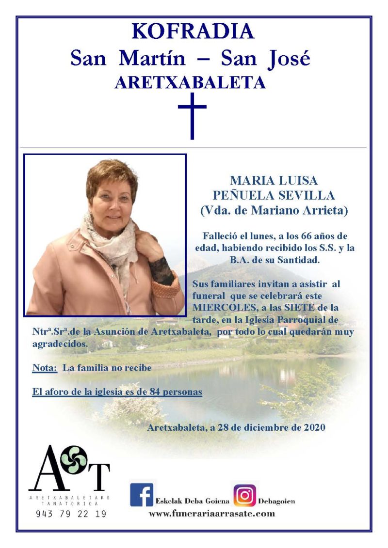 Maria Luisa Peñuela Sevilla