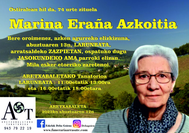 Marina Eraña Azkoitia