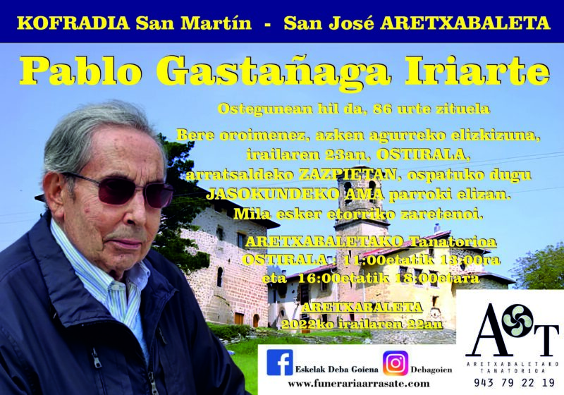 Pablo Gastañaga Iriarte