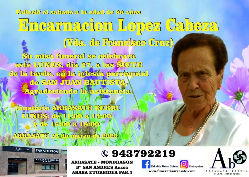 Encarnacion Lopez Cabeza