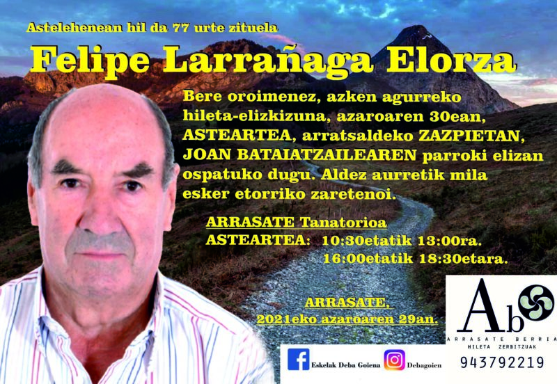 Felipe Larrañaga Elorza