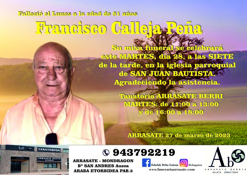 Francisco Calleja Peña