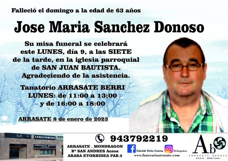 Jose Maria Sanchez Donoso