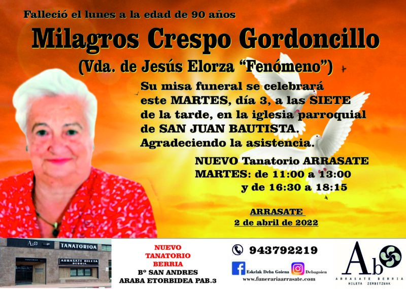 Milagros Crespo Gordoncillo