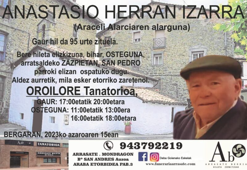 Anastacio Herran Izarra