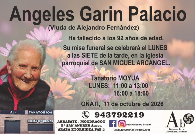 Angeles Garin Palacio