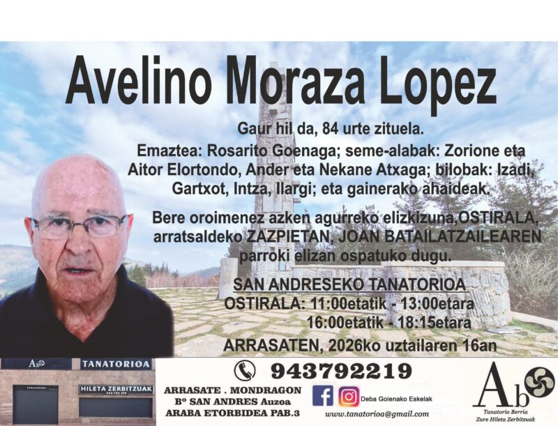 Avelino Moraza Lopez