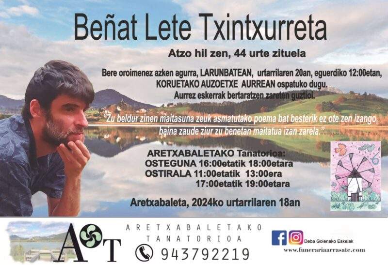 Beñat Lete Txintxurreta